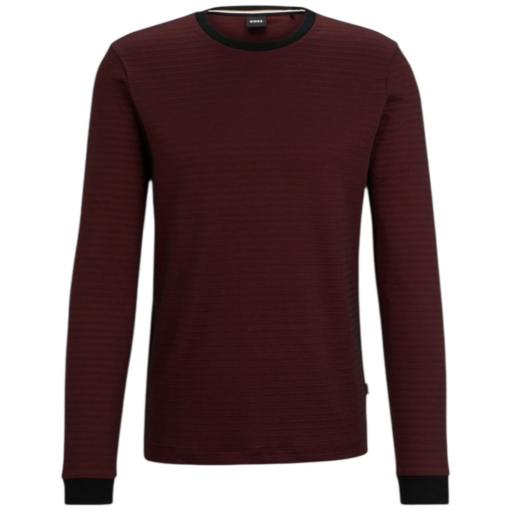 Burgundy Hugo Boss Crew Neck Sweater (M)